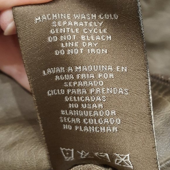 Sebby Soft Faux Leather Jacket Large - Picture 7 of 11